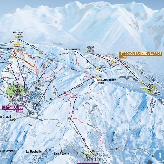 Plan des pistes