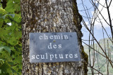pancarte chemin des sculptures