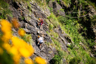 Via ferrata La Chal_Saint-Colomban-des-Villards - © Sabrina TALBOT Via ferrata La Chal_Saint-Colomban-des-Villards