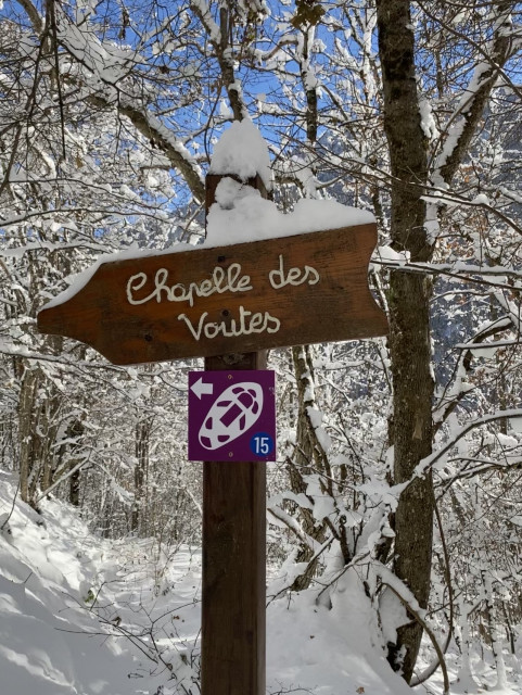 Panneau Chapelle des Voûtes