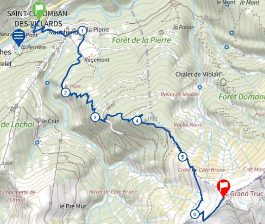 Verticale du Grand Truc_Saint-Colomban-des-Villards - © Trail Connect Verticale du Grand Truc_Saint-Colomban-des-Villards