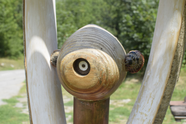 the path of sculptures