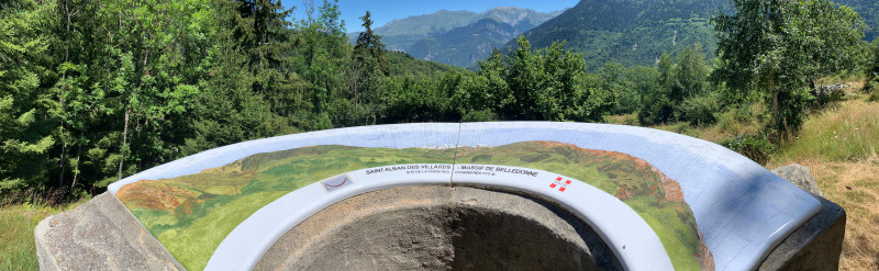 Table d'orientation St Alban des Villards