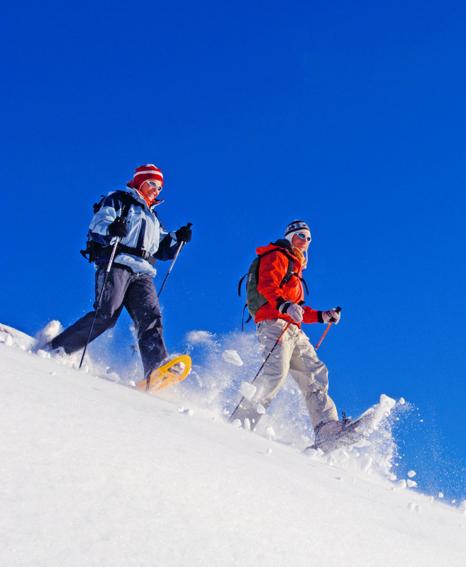 Snowshoe route: Le Replat_Saint-Alban-des-Villards - © Philippe Royer Snowshoe route: Le Replat_Saint-Alban-des-Villards