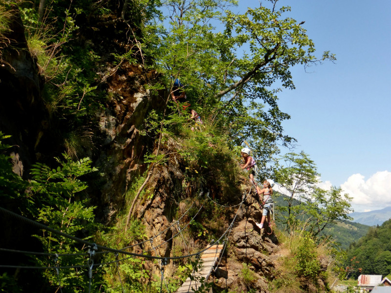 Via ferrata de Capaillan_Saint-Colomban-des-Villards - © OT Terres de Maurienne Via ferrata de Capaillan_Saint-Colomban-des-Villards