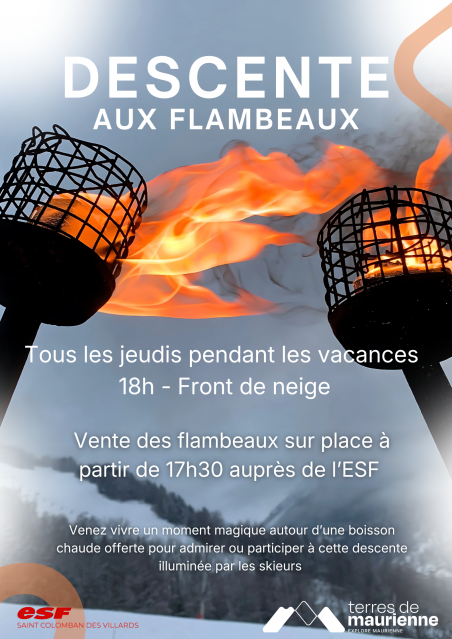 Torchlight descent_Saint-Colomban-des-Villards