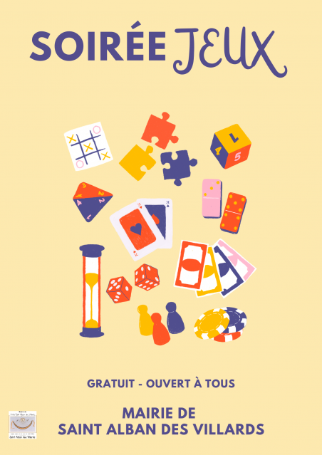 Soirée jeux St Alban des Villards