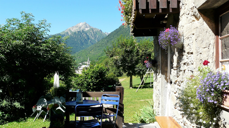 vue jardin du balcon